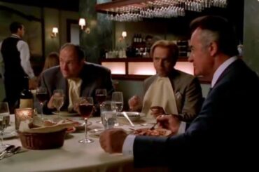 Tony, Paulie And Johnny Sack At The Dinner - The Sopranos HD