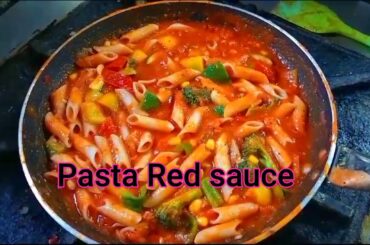 Pasta Red sauce recipe | Italian Cooking | Red Sauce Recipe | Hossain Chef