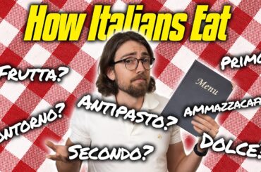 The Italian Menu Explained