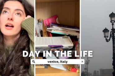 let's organise the chocolate stash! - day in the life vlog (in foggy Venice Italy)