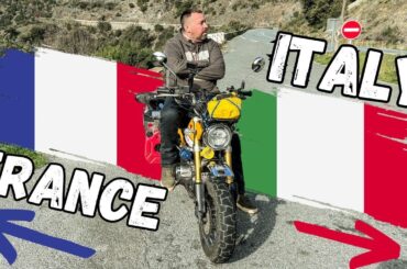 France To Italy Travelling The World By Tiny Motorcycle!