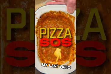 Pizza with the correct SOS! Maybe SOS as in Sorry. Or Save Our SAUCE! #pizza #pizzasauce #homemade