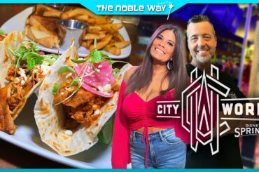 City Works Eatery & Pour House At Disney's Springs Full Review | American Sports Bar With 100+ Beers