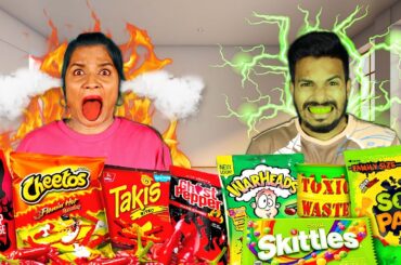 We Ate The World's SPICIEST vs SOUREST Food Challenge!!!