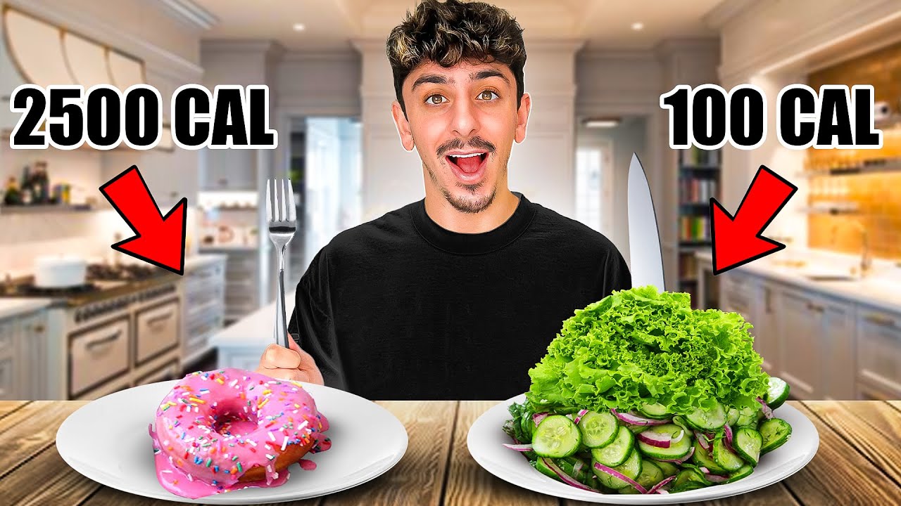 Eating Highest VS Lowest Calorie Food – Challenge Eating Highest VS Lowest Calorie Food - Challenge