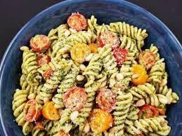 Who else can't get enough of this vibrant homemade pesto pasta salad?