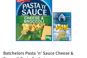 Batchelors cheese & brocolli pasta???