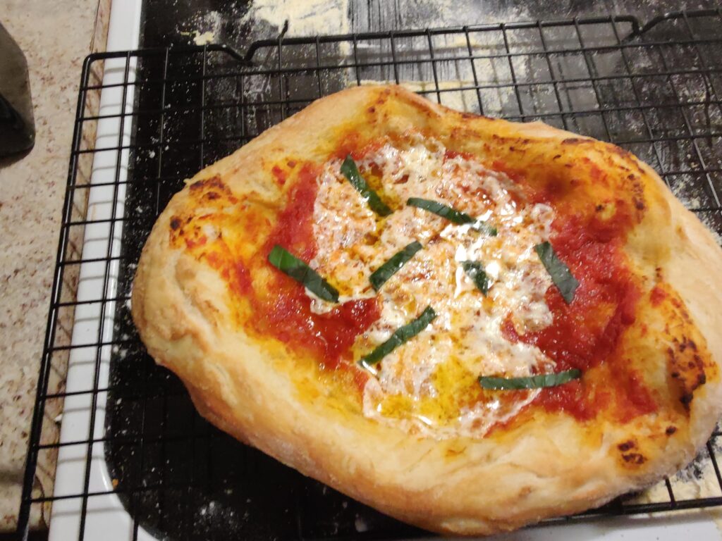 Neapolitan Pizza in Home Oven