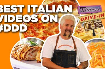 Top 10 Italian #DDD Videos with Guy Fieri | Diners, Drive-Ins and Dives | Food Network