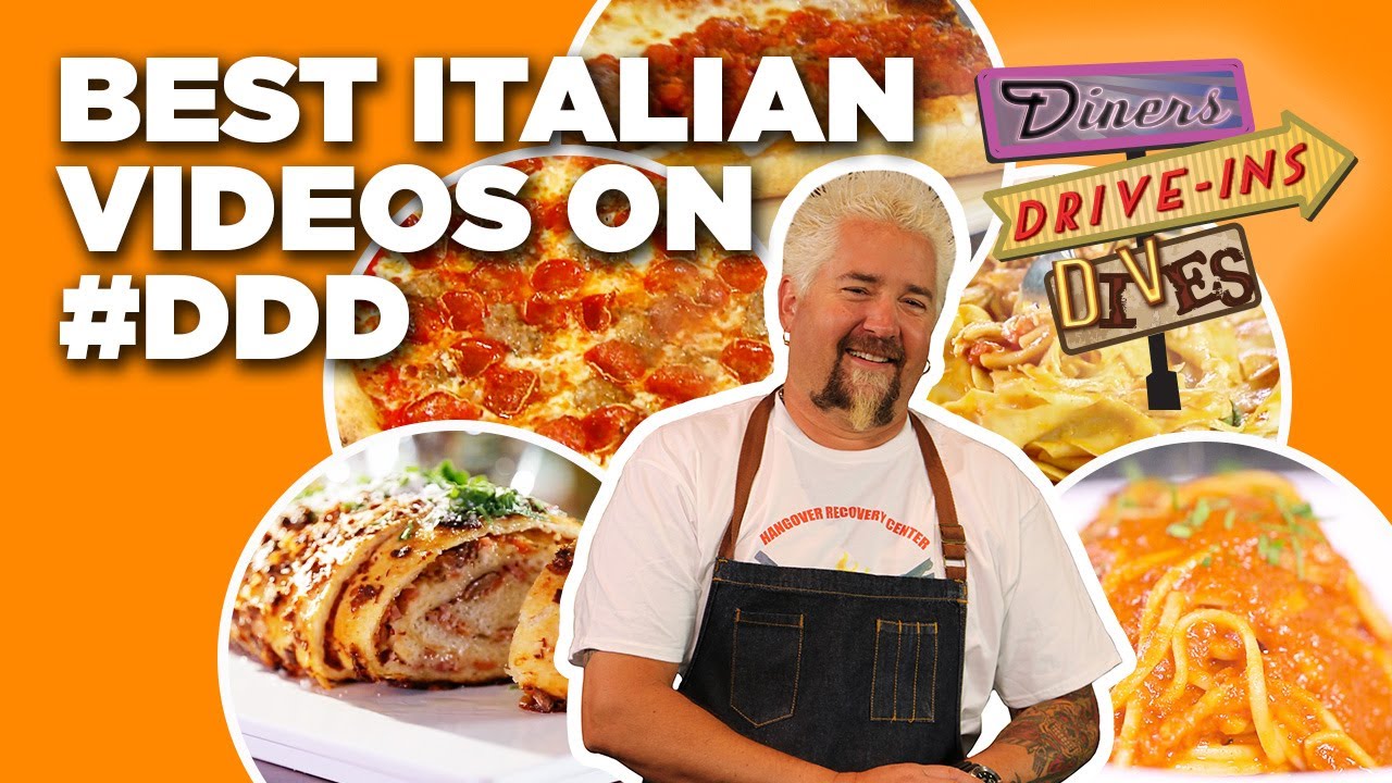 Top 10 Italian #DDD Videos with Guy Fieri | Diners, Drive-Ins and Dives | Food Network Top 10 Italian #DDD Videos with Guy Fieri | Diners, Drive-Ins and Dives | Food Network