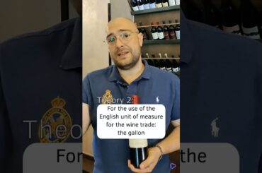 Why is 0.75 L the most common format for wine bottle?