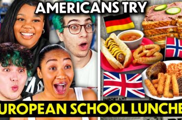 Americans Try European School Lunches! (Italy, Norway, Germany)