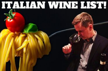 Wine Wisdom: Navigating ITALIAN Restaurant WINE LISTS Like a Pro