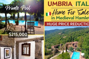 Gorgeous Home for Sale in Umbria, Italy, Medieval Hamlet, Pool, Views #italianproperty #realestate
