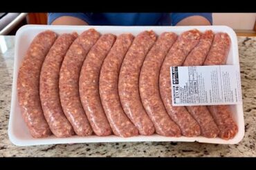 Costco Italian Sausages / Costco Meat / Costco 2024 / Two Recipes / ASMR Cooking