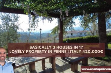 Buy 1 House But Get 3 Properties? Flexible Property In Abruzzo Penne Italy | Virtual Property Tour