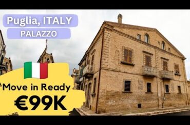 FANTASTIC Italian Palazzo for Sale in Gorgeous Town in the North of PUGLIA with Rooftop Terrace!