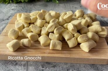 RICOTTA GNOCCHI, an easy and quick ITALIAN RECIPE!
