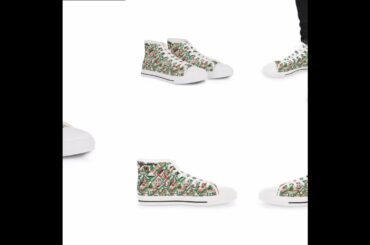 Italian Cuisine Men's High Top Sneakers