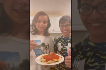 Spinach Ravioli with a friend! @Gengarcookies#shorts #trending #chef #cooking #viral #pasta #italy