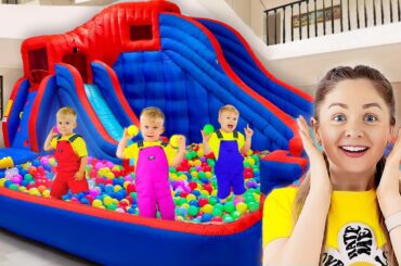 Oliver turned House Into a Trampoline Park!