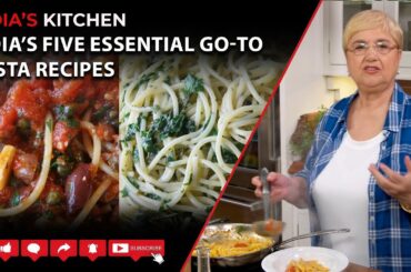 Lidia's Five Essential Simple Pasta Recipes