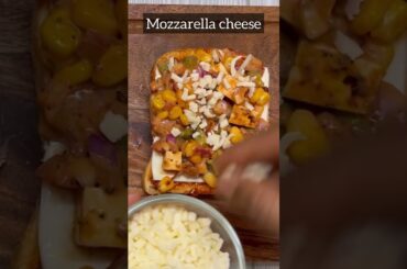 Veggie cheese loaded sandwich #food #recipe #foodiescorner #ytshorts #breadpizza #shorts