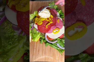 Viral Italian Chopped Sandwich - Keto Friendly