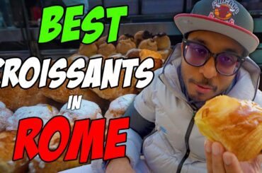 Top 3 Viral CROISSANT in Rome - Must Eat Foods in Rome, ITALY