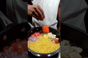 Vegetable Cheese Pasta #shorts