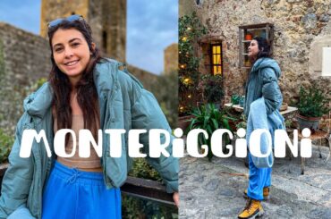 ONE DAY IN MONTERIGGIONI TUSCANY | ITALY