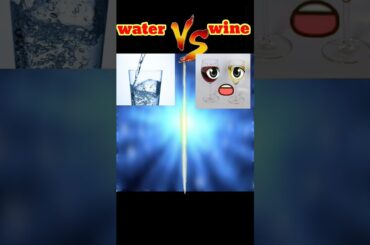 water vs wine #shorts #water #wine #comparision