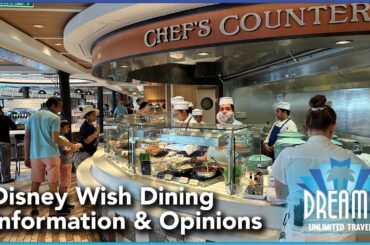 Disney Wish Rotational Dining, Buffet, and Festival of Foods