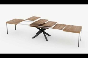 Extendable Dining Table up to 440 cm of Made in Italy Design - Rally, Lennon, Boan