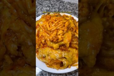 BIG BACK BAKED MAC RECIPE #shorts #viral #mukbang