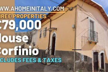 3 BARGAIN ITALIAN PROPERTIES, brilliant location with good connections around Abruzzo and to Rome