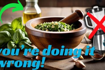 How AUTHENTIC Pesto tastes different! Traditional Italian food that everyone loves