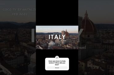 Italy: Beauty, History, Cuisine. Join me!  #TravelInspiration #DiscoverItaly #BucketListDestinations