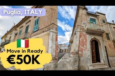 Beautiful Move in Ready Home for Sale in Puglia Italy with Terrace and Balconies in Gorgeous Town