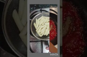 instant pasta/penne pasta/Italian sauce pasta/simple pasta/food