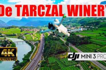 De Tarczal Winery stunning drone views of Trantino valley & River Adige with DJI mini 3 Pro 2023