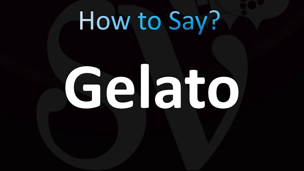 How to Pronounce Gelato (Italian) How to Pronounce Gelato (Italian)