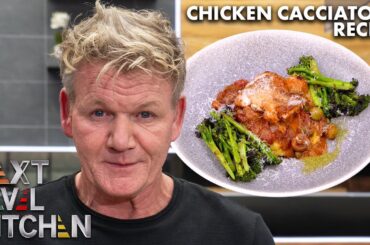 Gordon Ramsay Cooks Up an Easy Chicken Cacciatore Recipe