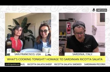 Ricotta salata and hand made sardinian pasta | ITALIAN FOOD LIVE