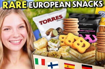 American Teens Try Rare European Snacks!
