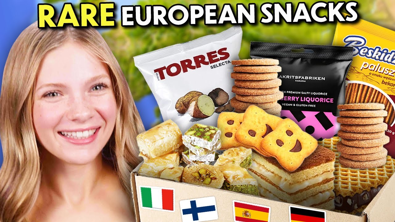 American Teens Try Rare European Snacks! American Teens Try Rare European Snacks!
