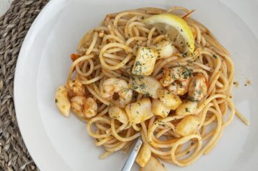 Pasta calamari & shrimps