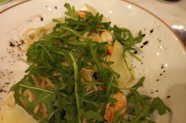 Spaghetti with arugula :)