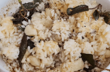 Riso con patate, burro e salvia -Il piatto della mamma