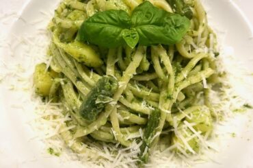 Trenette al Pesto inspired by the movie “Luca”